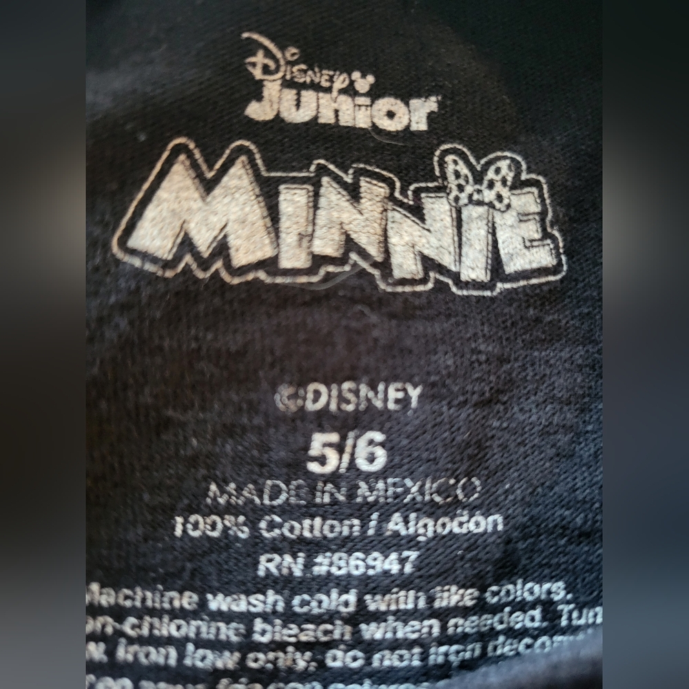 Minnie Mouse Girls Top Size 5/6 - Picture 5 of 6